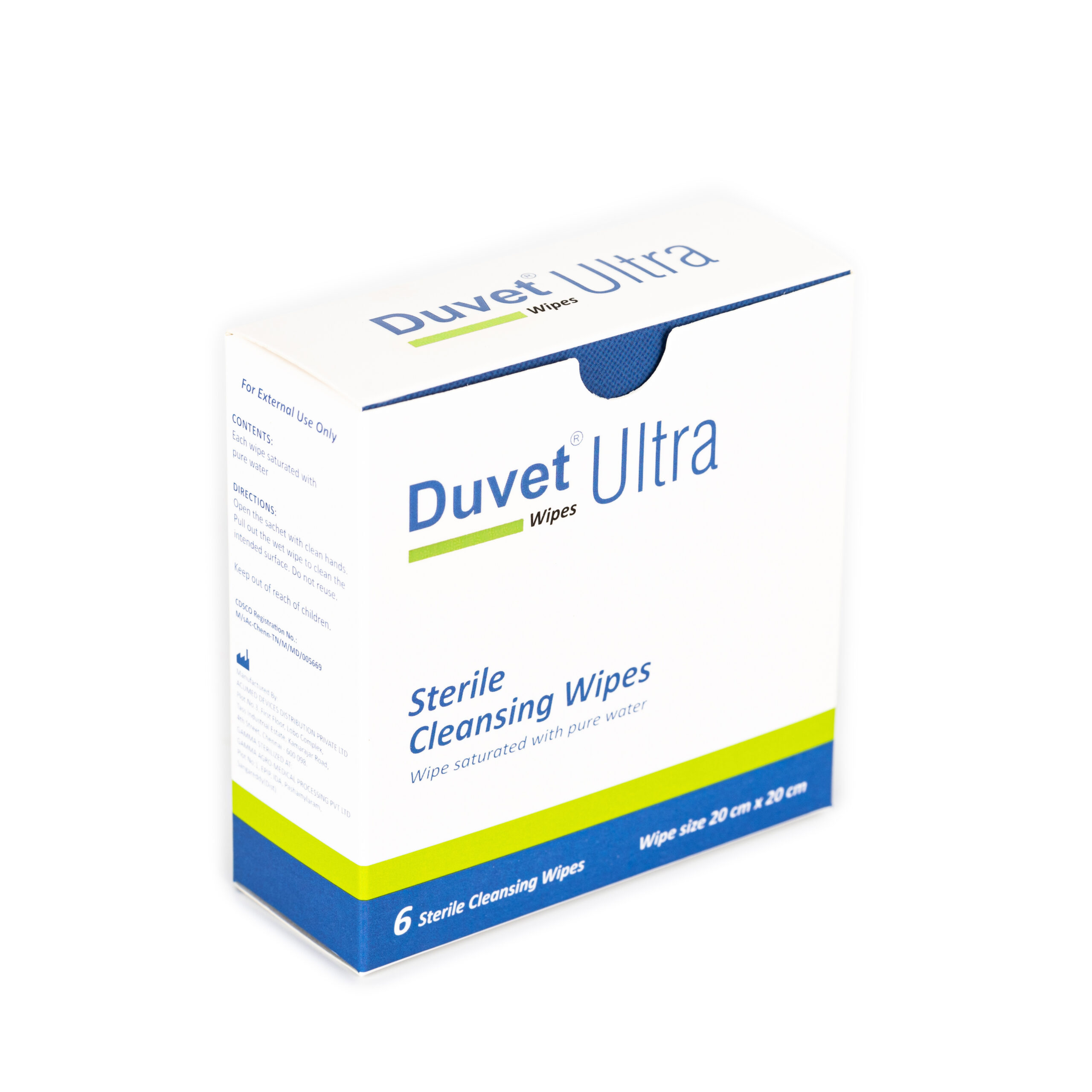 Duvet Ultra Wipes Pack of 6's